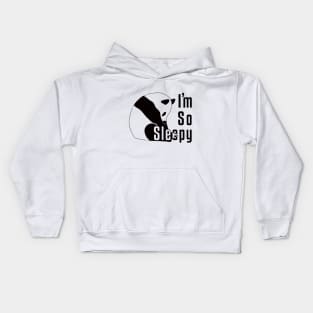 I'm so sleepy...panda is sleepy. Kids Hoodie